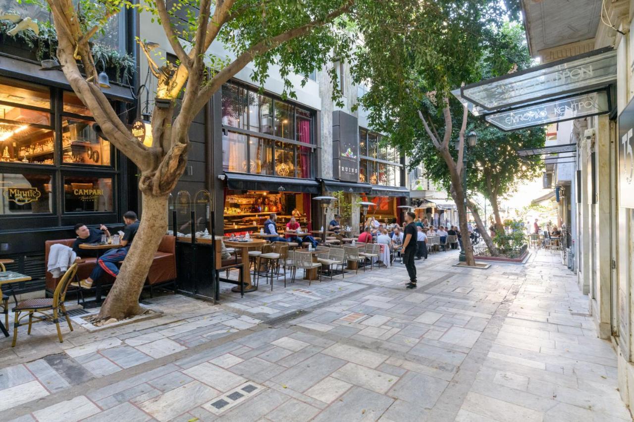 Hubstay - Kolonaki Central Luxury Suite In Athens - 5 Mins Walk To Syndagma, Ermou Zewnętrze zdjęcie