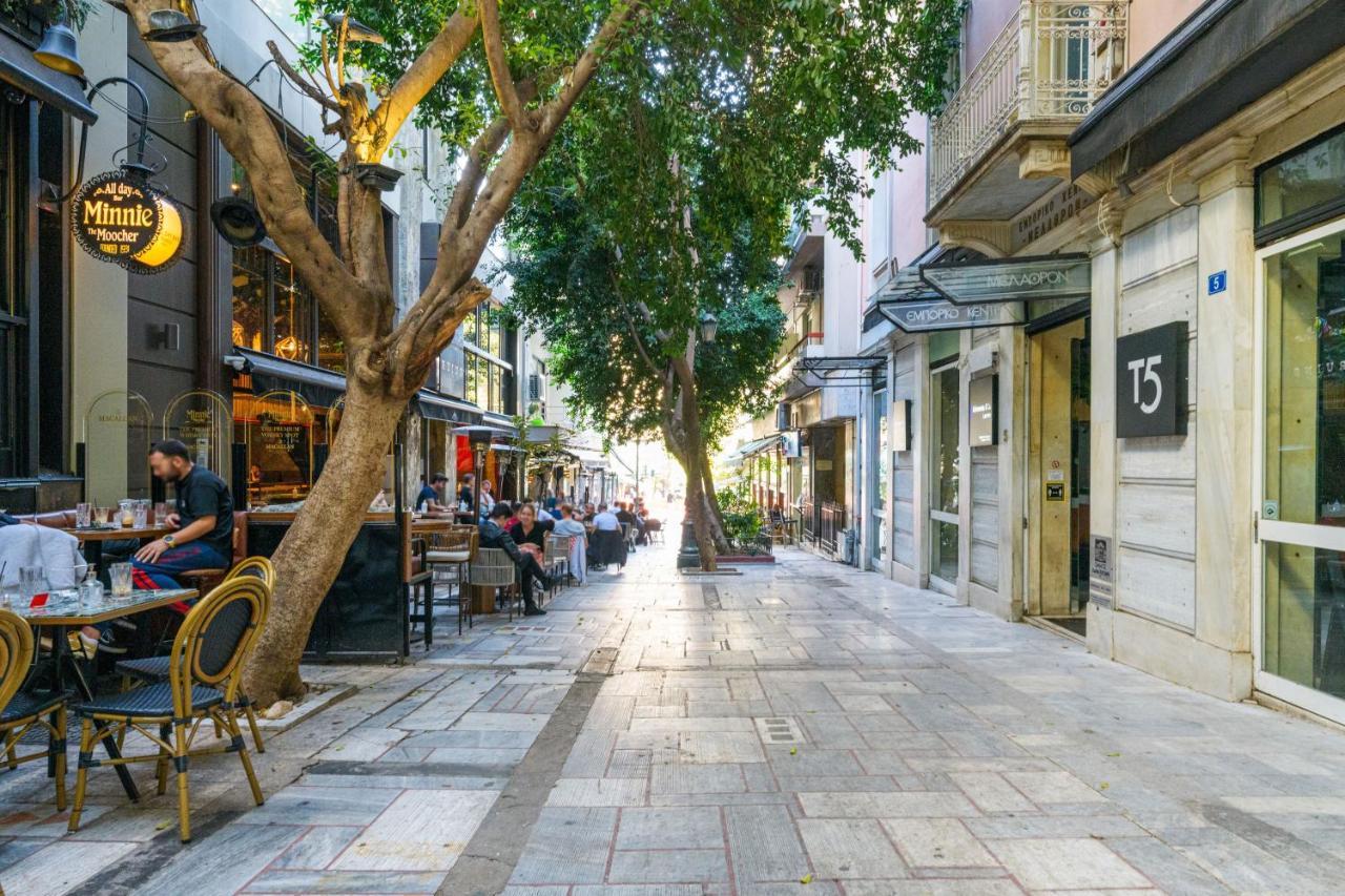Hubstay - Kolonaki Central Luxury Suite In Athens - 5 Mins Walk To Syndagma, Ermou Zewnętrze zdjęcie